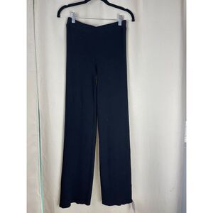 Topshop Ribbed Knit Pull-On Pants - Black - Size US 4-6 (S)